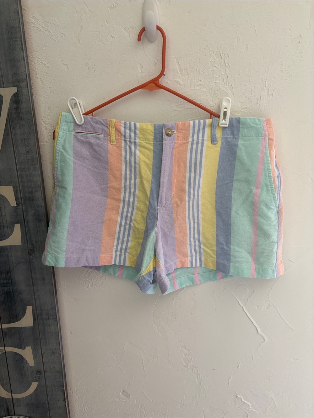 Pastel Multi-Stripe Women's Shorts